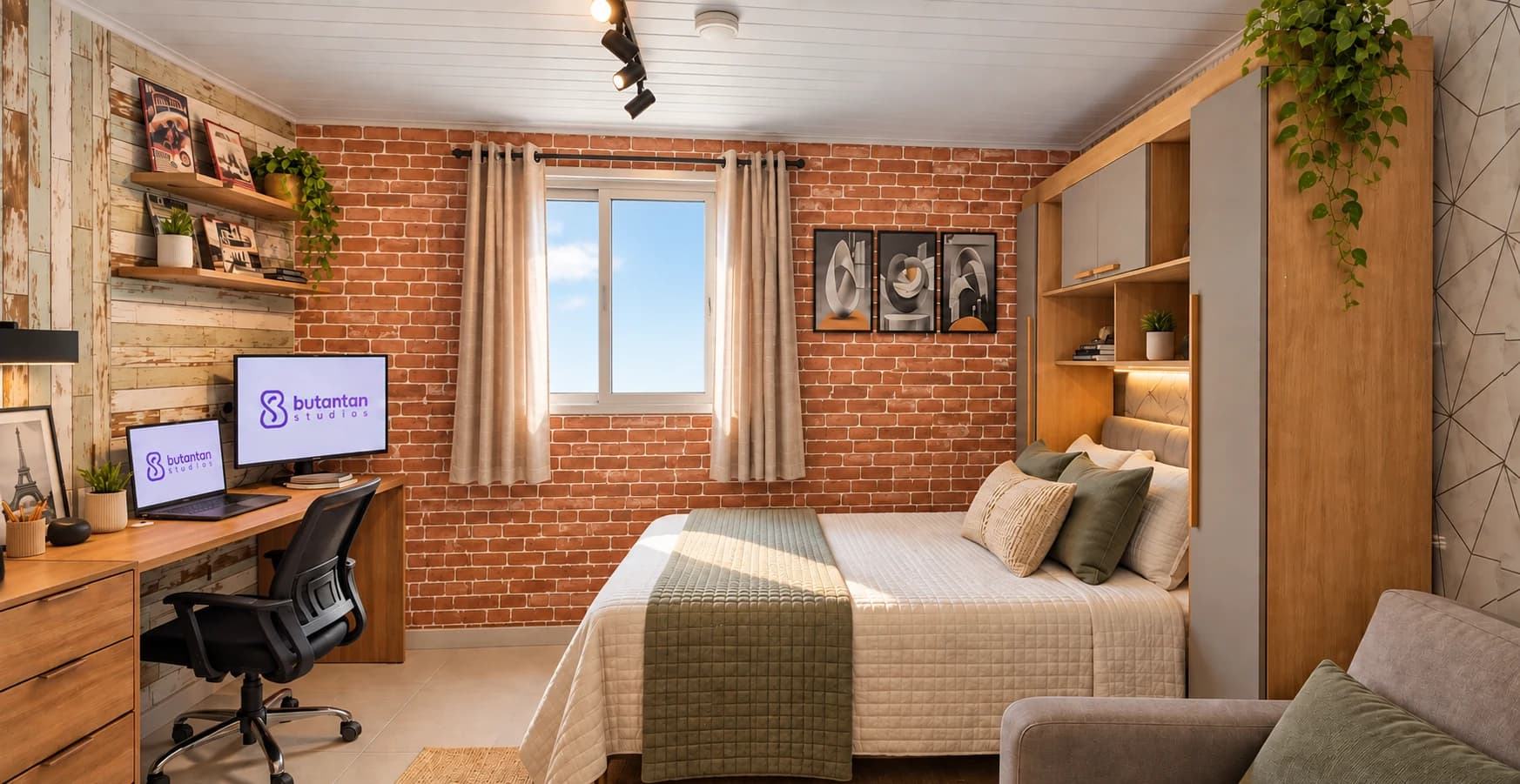 Interior de studio da linha Smart